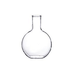 Flask Flat Bottom, Single Neck